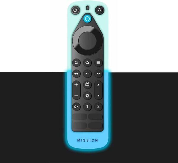 Télécommande vocale Alexa | Pro + Housse de protection pour télécommande « Made for Amazon », Fluorescente