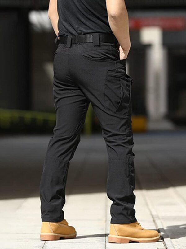 Onsoyours Pantalon Cargo Homme Multipoches Zippé Mince Pantalon Combat Pantalon de Travail Imperméable Pantalon Militaire Tactique pour Casual Activités en Plein Air – Image 5