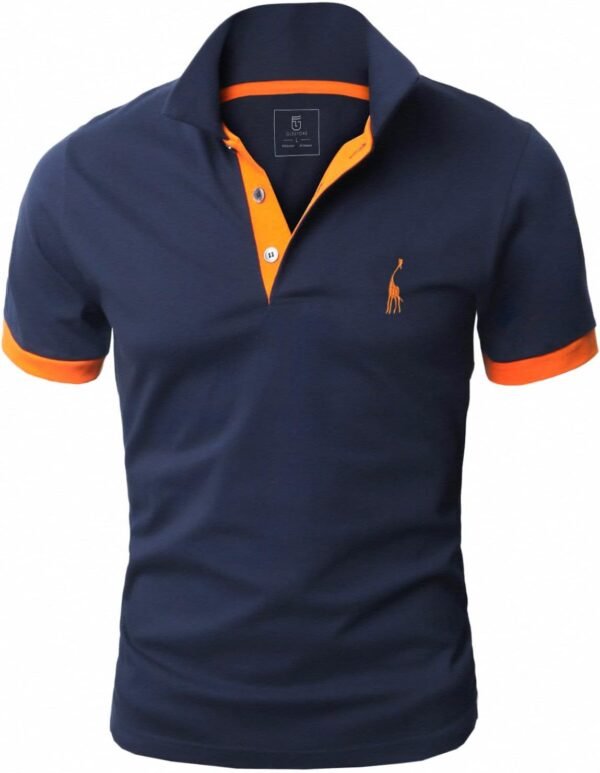 GLESTORE Polo Homme Golf Tennis Manche Courte Casual Sport T-Shirt Coton Vetement