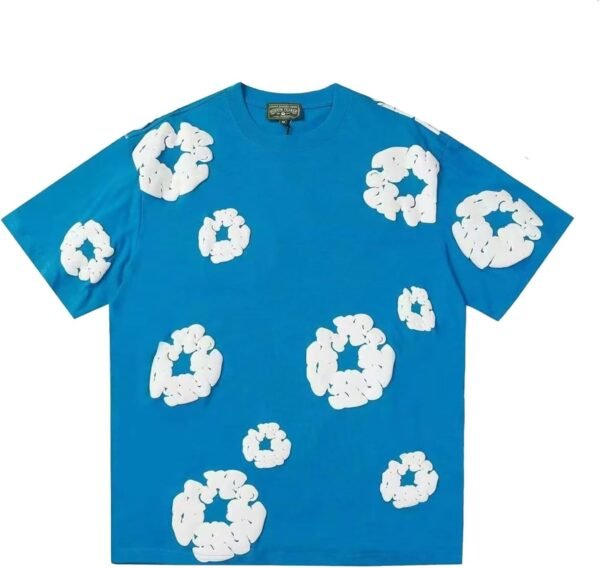 Ensemble Short Tee Shirt Homme, Ensemble Homme Ete Coton Vetement Mode Grande Taille DéContracté Haut Et Short De SurvêTement Fleurs Sweatshirt Unisexe Confortable – Image 3