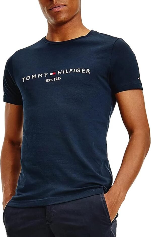 <h3>Tommy Hilfiger T-Shirt Manches Courtes Homme Core Tommy Logo Col Ras-du-Cou</h3>