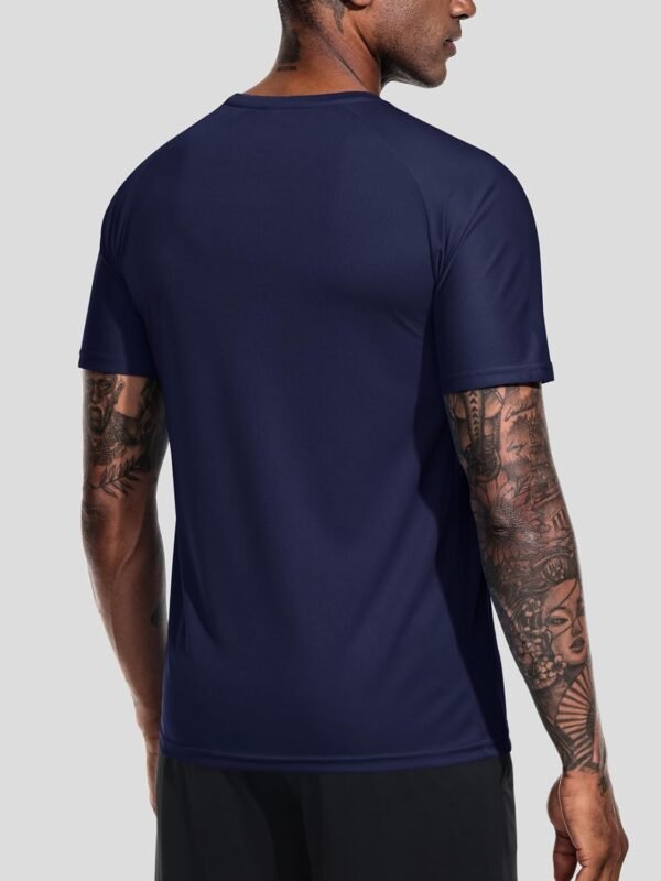 Teesmen Lot de 3 t-Shirts de Course à Pied à séchage Rapide pour Homme - Hauts de Sport Anti-Transpiration - T-Shirts d'entraînement Respirants – Image 5