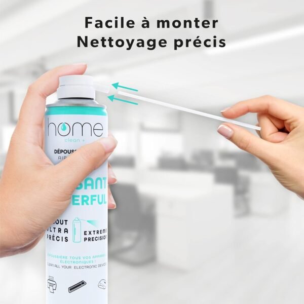 <h3>T’nB - Bombe Air Sec - Nettoyage Pc, Aerosol Dépoussiérant 400 mL, Air Comprimé Nettoyage Pc, Air Duster pour Matériel Informatique, Depoussierant Ordinateur, Soufflette Surpuissante - Butane</h3> – Image 3