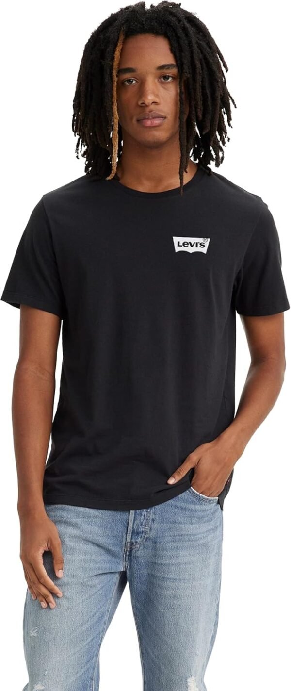 <h3>Levi's Graphic Crewneck Tee T-Shirt Homme, Large Batwing Logo</h3>