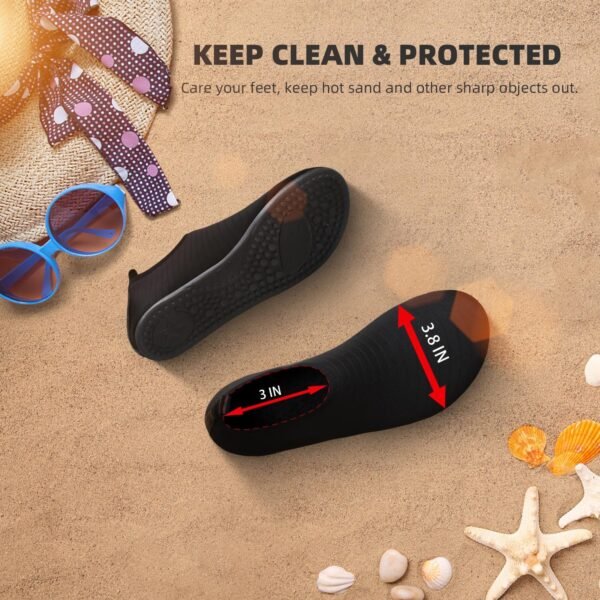 <h3>Chaussures Aquatiques pour Homme et Femme - Séchage Rapide - pour la Natation, la Plage, Le Yoga - Accessoires de Sport - pour Piscine, Camping - Indispensables pour Adultes et Jeunes</h3> – Image 3