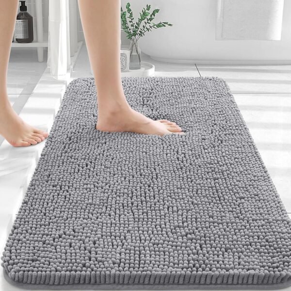 <h3>OLANLY Tapis de salle de bain 76,2 x 50,8 cm, extra doux et absorbant, envers en caoutchouc, séchage rapide, lavable en machine, pour sol de salle de bain, baignoire et douche, accessoires de</h3>