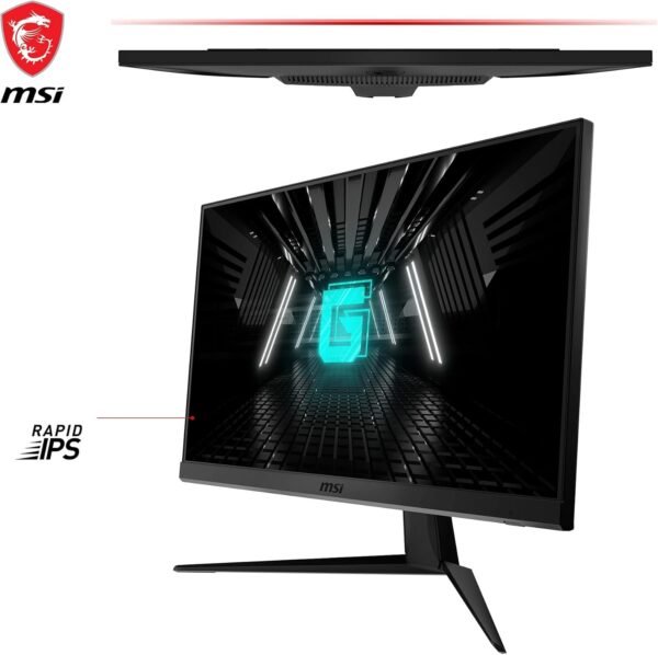 MSI G2412F écran gaming FHD 23,8" - 1920 x 1080 dalle Rapid IPS, 180 Hz / 1ms (GtG), gamme de couleurs sRGB 107%, Adaptive Sync - DP 1.2a, HDMI 2.0b CEC – Image 2