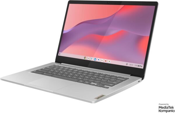 Lenovo IdeaPad Slim 3 Chromebook 14M868 - Ordinateur Portable 14'' FHD (MediaTek Kompanio 520, RAM 8Go, SSD 128Go, Arm Mali-G52 2EE MC2 GPU, Chrome OS) Clavier AZERTY Français - Gris – Image 13