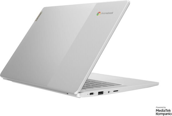 Lenovo IdeaPad Slim 3 Chromebook 14M868 - Ordinateur Portable 14'' FHD (MediaTek Kompanio 520, RAM 8Go, SSD 128Go, Arm Mali-G52 2EE MC2 GPU, Chrome OS) Clavier AZERTY Français - Gris – Image 16