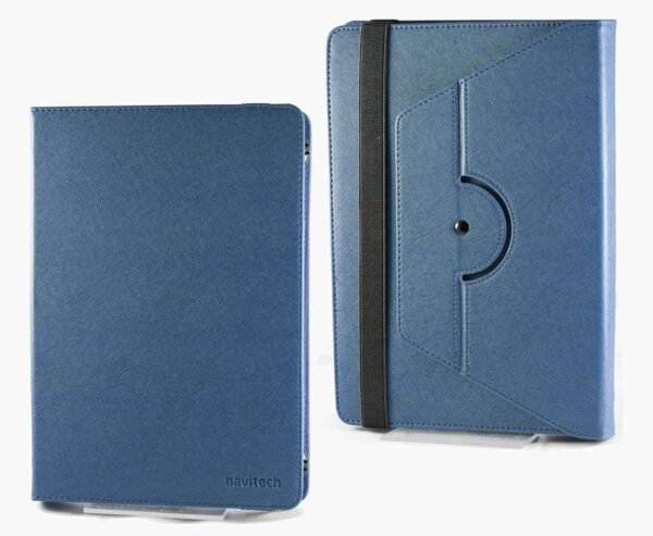 Navitech Étui Bleu avec Support Rotatif 360 Et Stylet - Compatible avec Le DDRTIUEZ 10 Pouce Android Tablette – Image 4