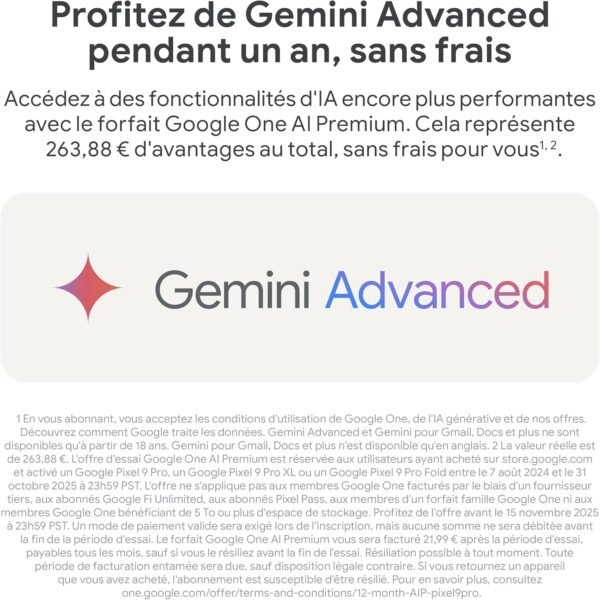 Google Pixel 9 Pro XL – Smartphone Android débloqué avec Gemini, Triple Appareil Photo arrière, 24 Heures d'autonomie et écran Super Actua 6,8 Pouces – Quartz Rose, 256GB – Image 13
