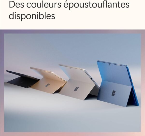 Microsoft Surface Pro , Copilot+ PC , Ecran tactile 13”, Snapdragon® X Plus , 16Go RAM , SSD 512Go , Dernier Modèle, 11ème Edition , Noir – Image 8