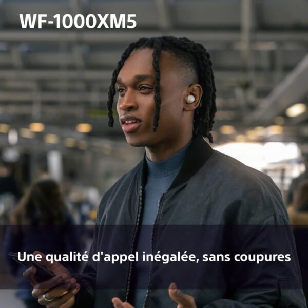 Sony WF-1000XM5 -écouteurs sans Fil à réduction de Bruit, Bluetooth, écouteurs Intra-Auriculaires avec Micro, 24h d'autonomie, Charge Rapide, IPX4, Compatible iOS et Android - Rose – Image 8