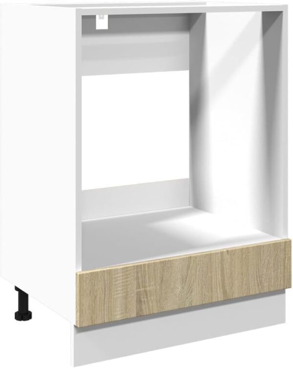 Armoire à four Chêne sonoma 60x46x81,5 cm Aggloméré