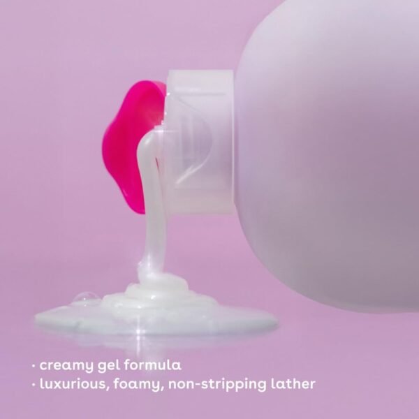 EOS Shea Better Cachemire Vanille Douche de soin hydratante et nourrissante avec formule gel au pH équilibré, sans parabènes ni phtalates, pour peaux sensibles, 400 ml – Image 4