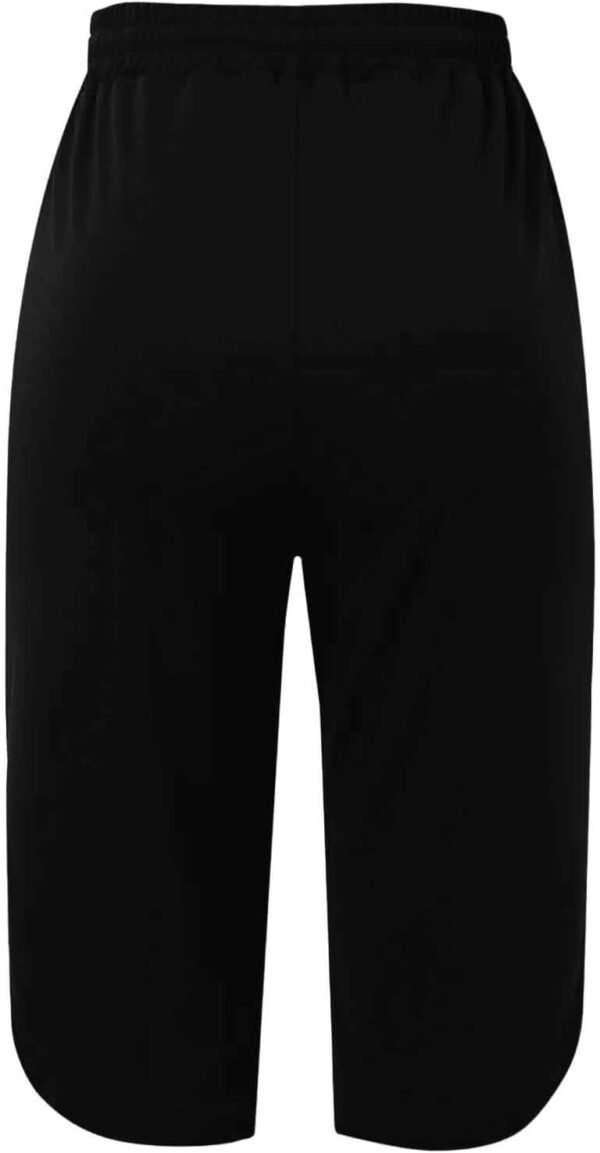 Pantalon De Sport Femme 3/4 Taille Haute Pantacourt Été Coton Doux Jogging Survetement pour Yoga Randonnée Course À Pied – Image 6