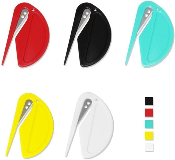 Votvlog 5 Pièces Coupe Noeud Chat, Peignes de Démêlage pour, Peigne à Nouer pour Chiens, Couteau Démêlant pour Animaux de Compagnie avec Lame en Acier, Accessoires de Détacheur de Noeuds de Toilettage – Image 5