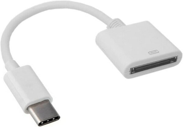Wpppan Téléphone portable OTG 30 broches femelle vers USB 3.1 Type-C USB-C Sync Data Charge Adapter Cable Cell Phone OTG Adapters USB Cables Accessoires