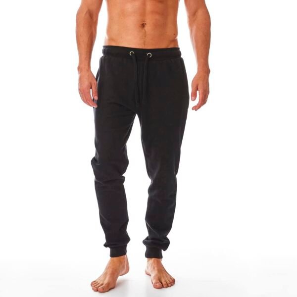 Iron Mountain Pantalon de Jogging pour Homme en Fil recyclé, Pantalon de Sport, Pantalon d'entraînement avec Revers, Noir, L – Image 2
