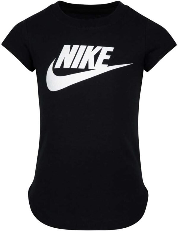 Nike Futura Sport Splash Tee, T-Shirt À Manches Courtes pour Fille avec Logo Pailleté (36f269-023) T-Shirt Mixte