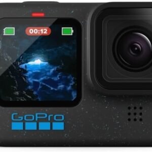 GoPro HERO12 Black - Caméra d'action étanche avec vidéo Ultra HD 5.3K60, Photos 27MP, HDR, capteur d'image 1/1.9", Diffusion en Direct, Webcam, stabilisation