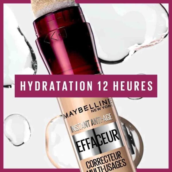 Maybelline New York - Instant Effaceur - Anti-cernes/Correcteur Fluide - Teinte : Beige Rosé (01) - 6,8 ml – Image 7