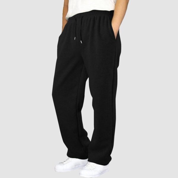 Jogging Homme Pantalon Baggy Cargo Sweatpants Mode Sport Pantalon de Survêtement Taille Élastique Pants Large Workout Training Chaud Pants Poches Automne Hiver 2025 – Image 3