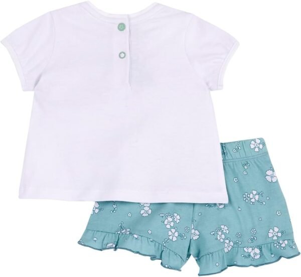 Chicco Ensemble T-Shirt et Short Combinaison Fille – Image 2