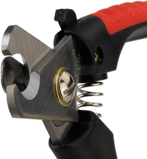 Ferplast Coupe Griffes pour Chien avec limiteur et Verrouillage de sécurité pour Un toilettage Facile et sûr des Pattes, poignée antidérapante, Taille S – Image 2