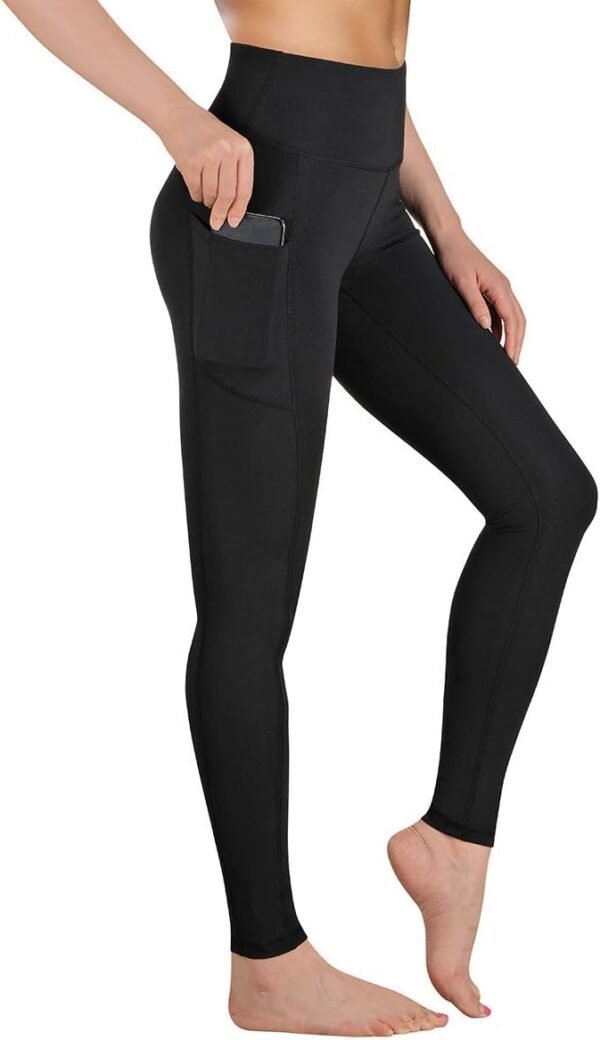Occffy Legging de Sport Femme Pantalon de Yoga avec Poches Yoga Fitness Gym Jogging Taille Haute Leggings pour Femmes P107