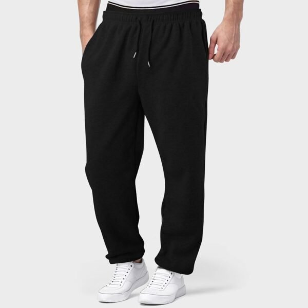 Jogging Homme Pantalon Baggy Cargo Sweatpants Mode Sport Pantalon de Survêtement Taille Élastique Pants Large Workout Training Chaud Pants Poches Automne Hiver 2025 – Image 2