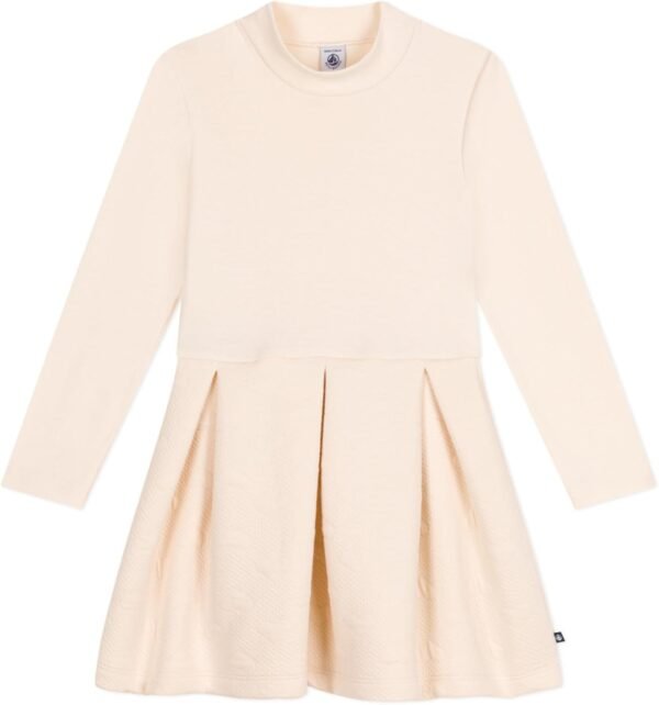 Petit Bateau Robe Manches Longues Fille