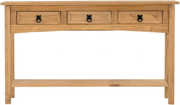 IDIMEX Console Meuble Salsa Table d'appoint en Bois, Meuble de Rangement Entrée ou Salon, avec 3 tiroirs, en pin Massif – Image 6