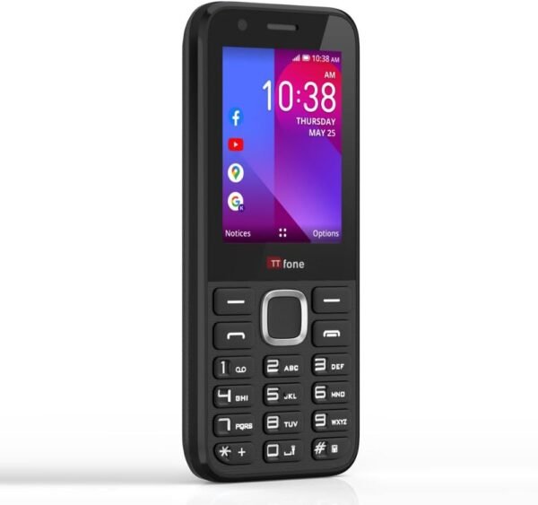 TTfone TT240 Téléphone Portable Simple et Facile à Utiliser - Smartphone avec fonctionnalité 3G KaiOS