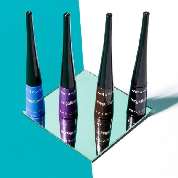 wet n wild - MEGALINER LIQUID EYELINER - Pointe fine facilitant l'application - Teinte Black - 100% Cruelty Free – Produit Vegan – Image 14