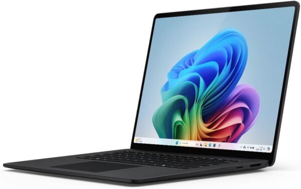 Microsoft Surface Laptop | Copilot+ PC | Ecran Tactile 15” | Snapdragon® X Elite | 16Go RAM | SSD 512Go| Dernier Modèle, 7ème Edition | Noir