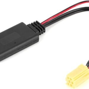 Yctze pour connecteur Radio duokon 159 pour Fiat Grande Punto Bluetooth Adaptateur Remplacement pour Audio Bluetooth, connecteur Radio 6 Broches Adaptateur AUX stéréo de Voiture