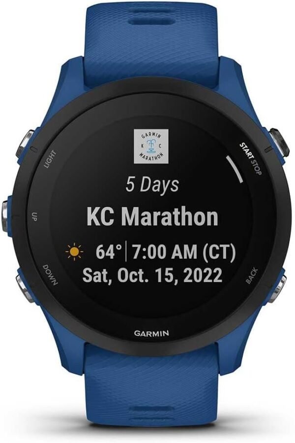 Garmin Forerunner 255 – GPS-Laufuhr mit individuellen Trainingsplänen, speziellen Lauffunktionen und detaillierter Trainingsanalyse. 1,1“ & 1,3" Farbdisplay, Akkulaufzeit bis zu 14 Tage – Image 6