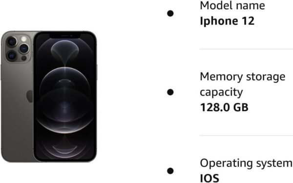 Apple iPhone 12 Pro, 128GB, Graphite - (Reconditionné) – Image 7