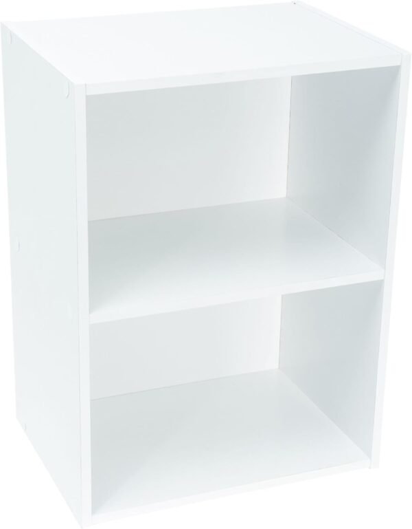 WERKA PRO Meuble Blanc de Rangement 2 niches (54 x 40 x 29cm) – Image 4