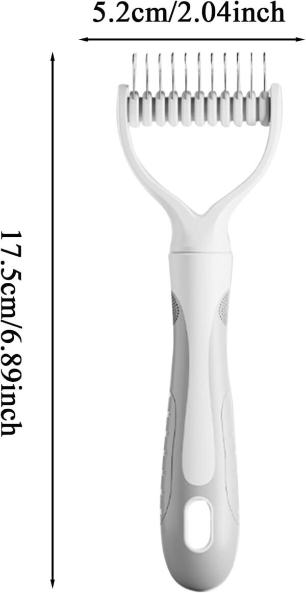 Brosse pour chat pour la,Brosse pour chien pour la | à sous-poil pour chien à poils de portable | de toilettage ergonomique pour chat, peigne de toilettage pour, pour – Image 5