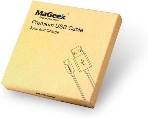 MaGeek® 3.0m Micro USB Câble Haute Vitesse USB 2.0 Sync et Charge pour Samsung, HTC, Sony, Motorola, LG, Google, Nokia (Noir) – Image 7