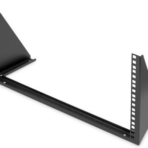 DIGITUS DN-48005 – Cadre 19 Pouces – 6U – Châssis Universel pour équipements 19" – Montage Mural Vertical – pour Accessoires Audio-vidéo – 283 x 504 x 151 mm – Noir