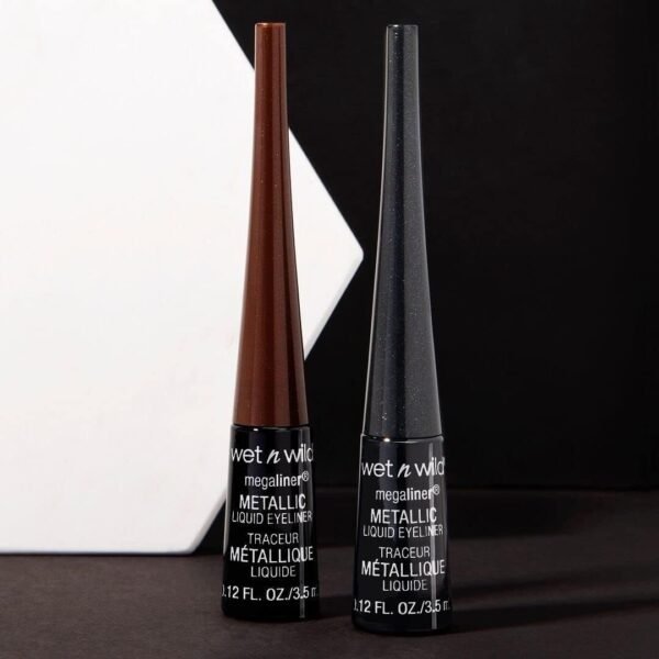 wet n wild - MEGALINER LIQUID EYELINER - Pointe fine facilitant l'application - Teinte Black - 100% Cruelty Free – Produit Vegan – Image 20