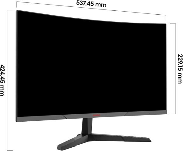 KOORUI 24'' Ecran PC Gamer Incurvé, 180Hz 1ms FHD PC Moniteur Gaming 1500R, Adaptive Sync VESA 100x100mm, Inclinaison réglable, HDMI2.0/DP1.2 – Image 2