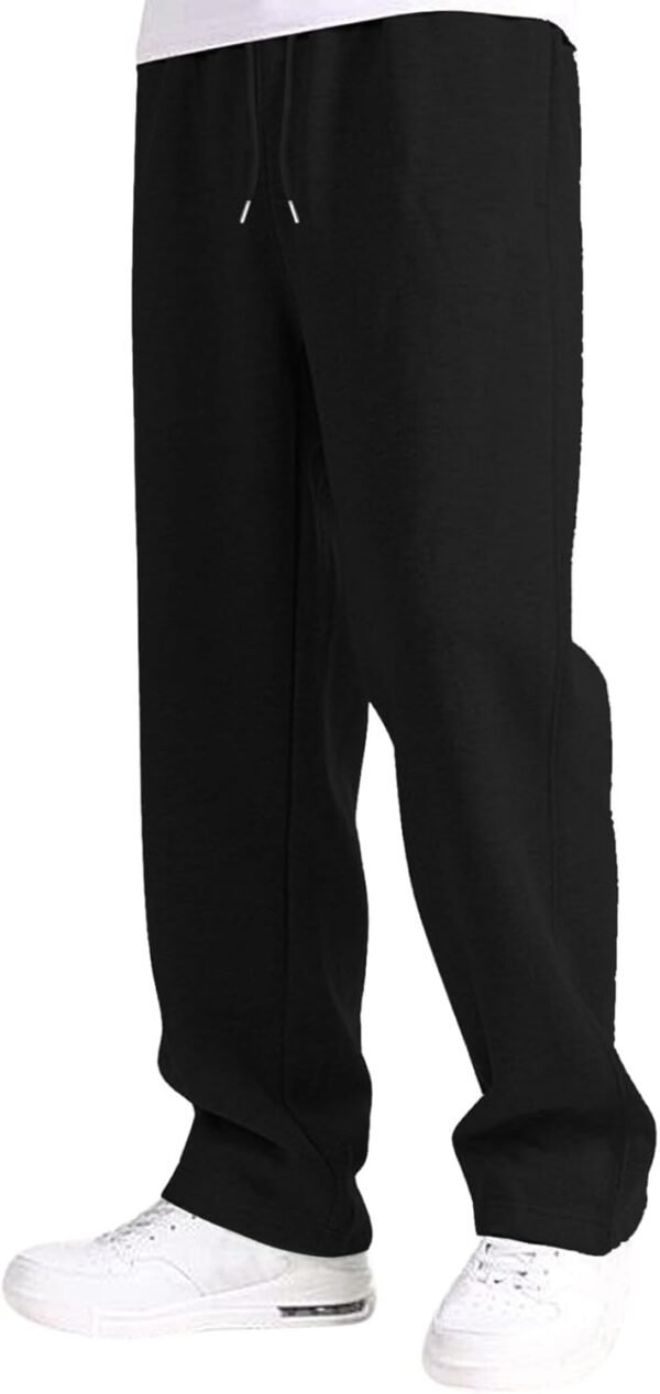 Jogging Homme Pantalon Baggy Cargo Sweatpants Mode Sport Pantalon de Survêtement Taille Élastique Pants Large Workout Training Chaud Pants Poches Automne Hiver 2025