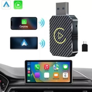 Alternative view of DFZHiuat Adaptateur Carplays sans fil Androids Auto – 2 en 1 Smart USB Dongle Mini Compact Carplays Convertisseur pour une connectivité transparente Glod