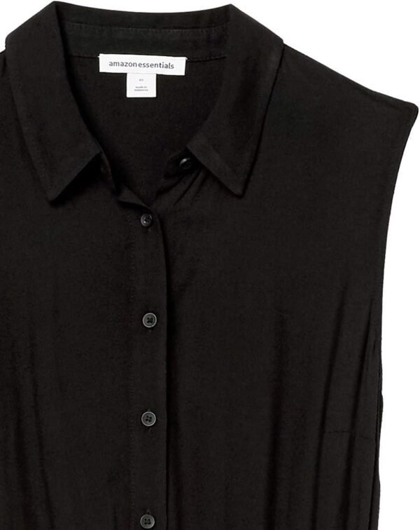 Amazon Essentials Robe-Chemise Tissée À Coupe Décontractée sans Manches Femme – Image 5
