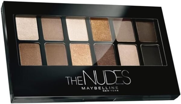 Maybelline New York – Palette Fards à Paupières – The Nudes – 12 couleurs – Image 2