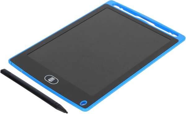 Akozon Tablette d'écriture LCD 8,5 Pouces pour Enfants, Tableau d'écriture coloré, Batterie Intégrée, Couleur de Stylo Aléatoire – Rouge, Noir, Bleu (Blue) – Image 3